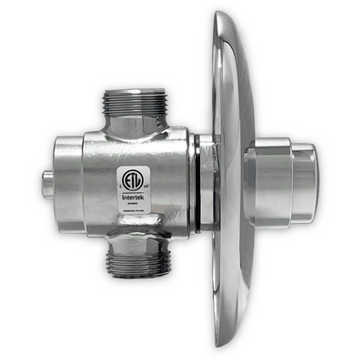 shower valve - push button shower valve ( fixed time & temp) side 2