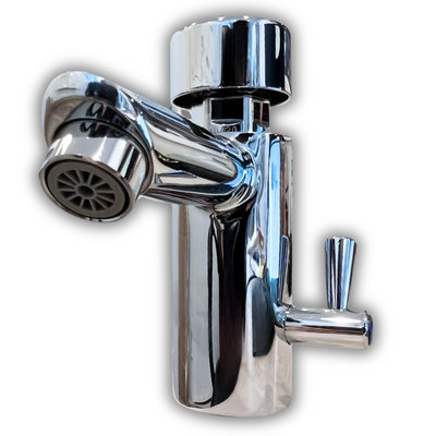 Push Button Faucet, adjustable temperature side 1