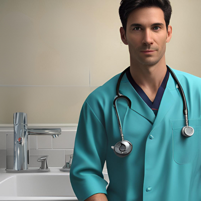 Hands Free Faucet For operating rooms in Hospitals and Behavioral Health Facilities main