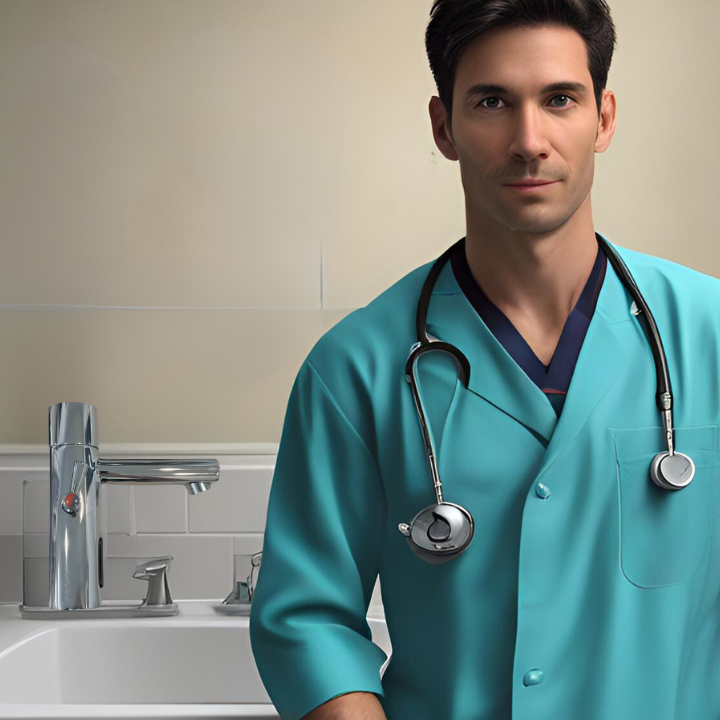 Hands Free Faucet For operating rooms in Hospitals and Behavioral Health Facilities main