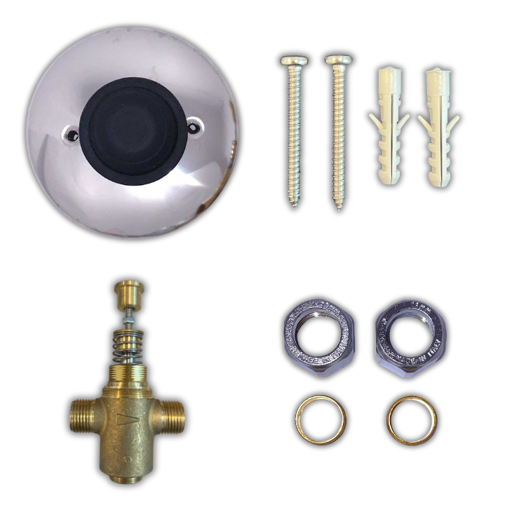 Foot operated valve parts