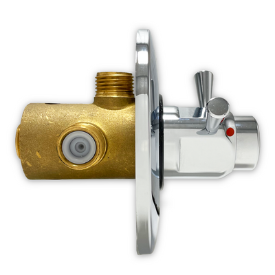 adjustable time & temp push button shower valve side 1