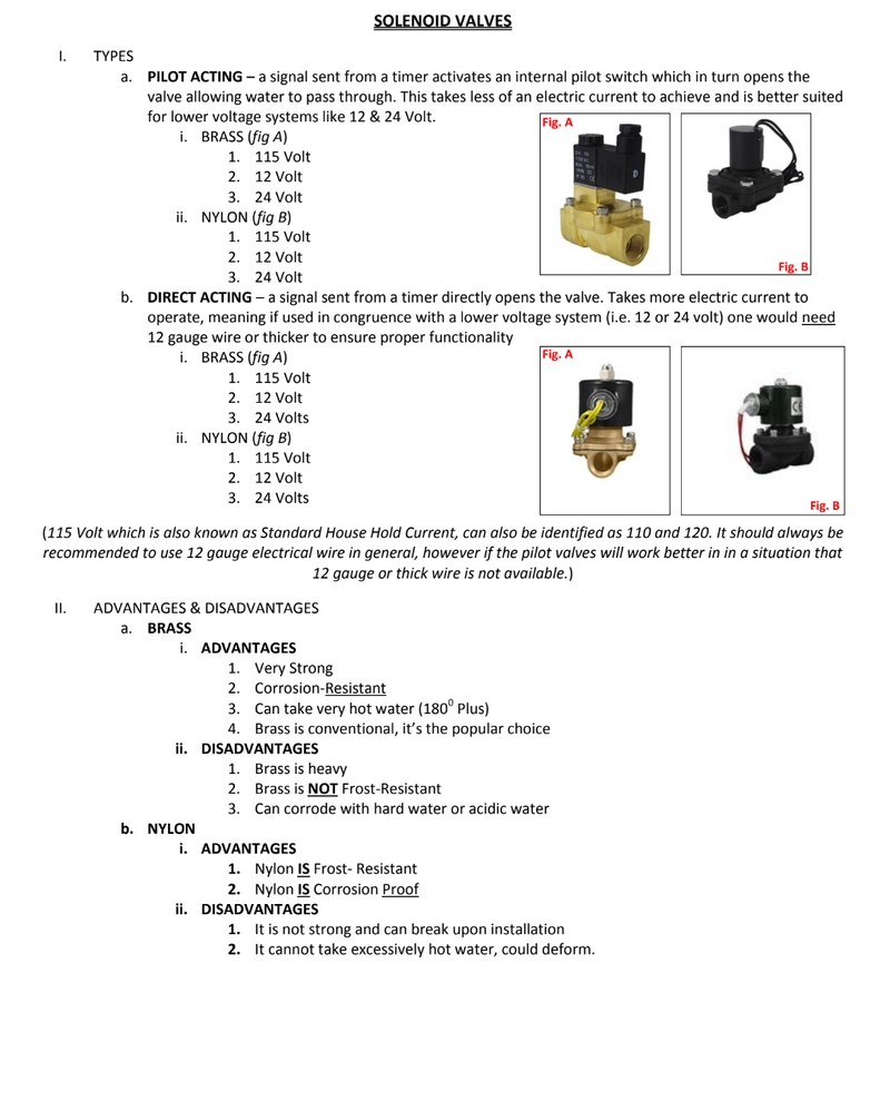 Solenoid Valve 1/2" | Brass, Advantages and Disadvantages Breakdown how it works 1